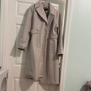 Kensie Light Gray Trench Coat